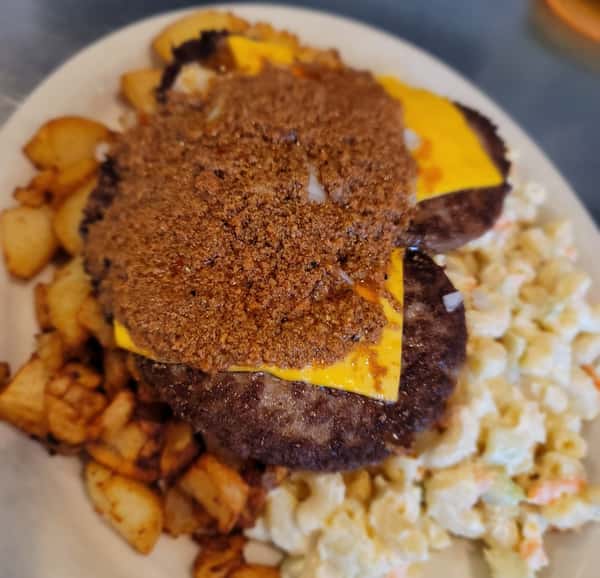 Millhouse Messy Plate (Cheeseburgers)