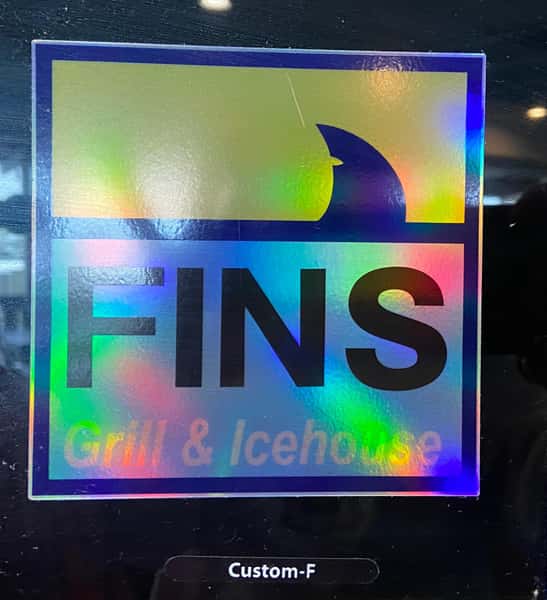 Decals - Fins Logo Foil