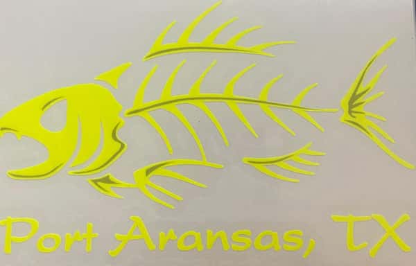 Decals - Neon Bone Fish