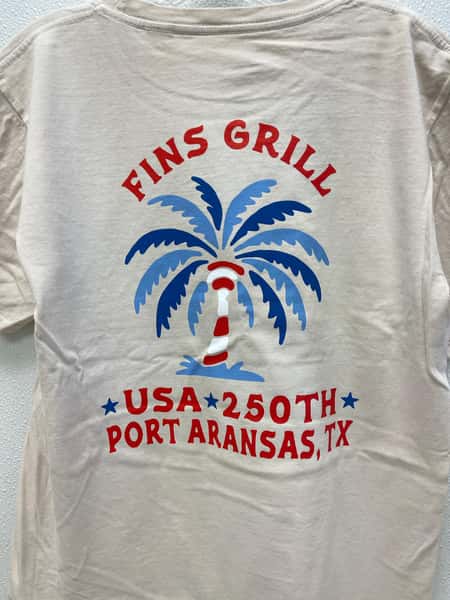 Shirts - SS- 250th Palm - tan