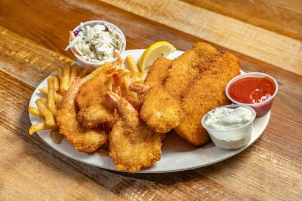 Crispy Fish & Shrimp Combo