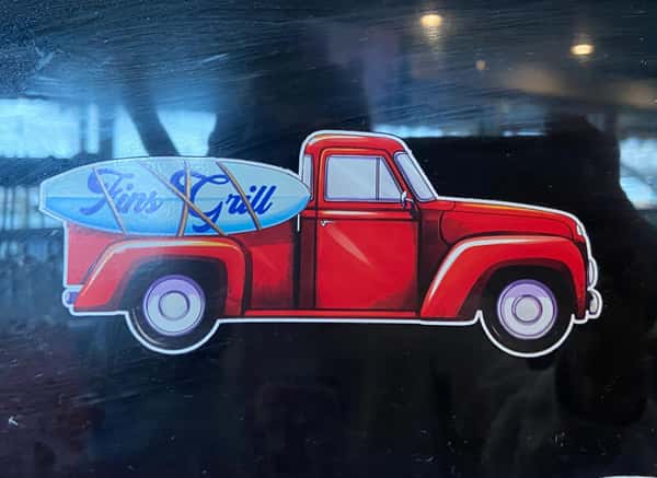 Decals - Truck with Surfboard