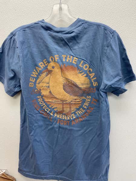 Shirts - SS Balmsey Seagull Fry - Blue Jean