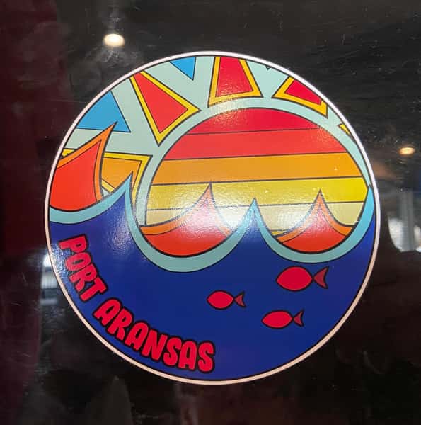 Decals - Round Sun and Sea w/3 fish