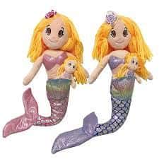 Plush - Mermaid with Baby