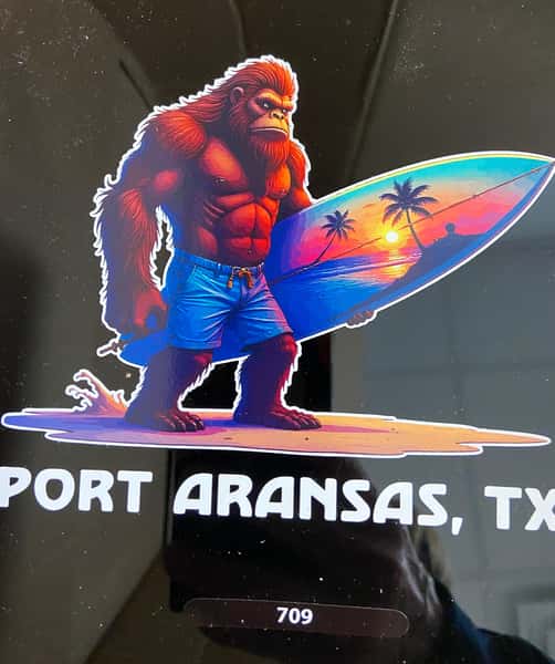 Decals -Shredded Surf Bigfoot