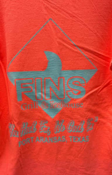 Shirts - LS Logo Neon Red Orange