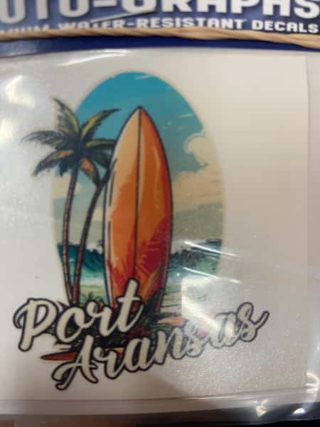 Decals - Retro Surfboard