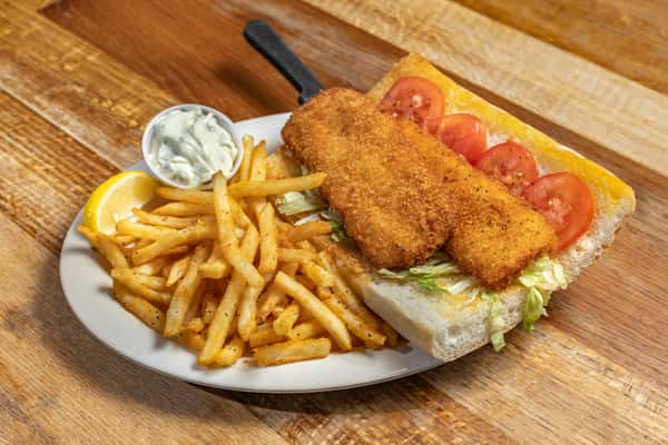 Crispy Fish Po Boy