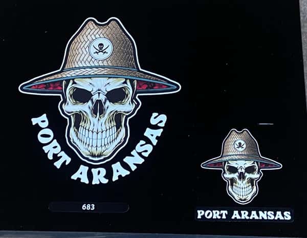 Decals- Straw Hat Skull