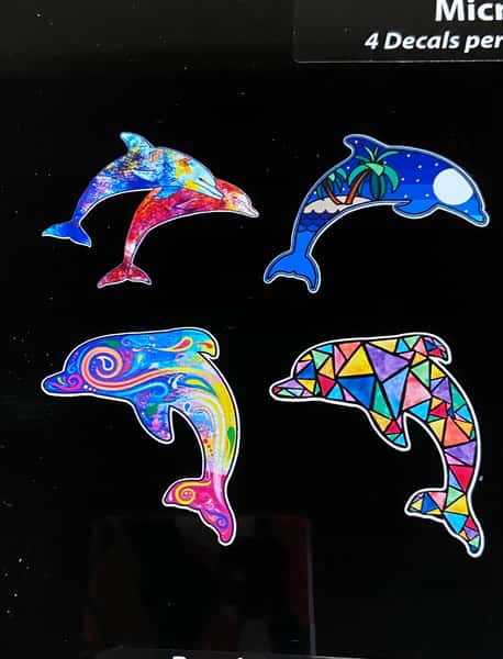 Decals - Micro Pack Dolphins