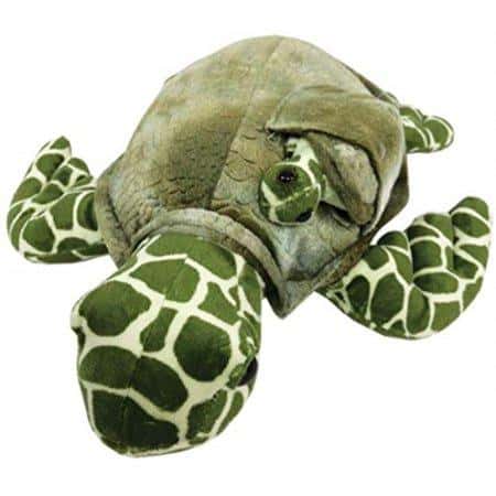 Plush - Green Turtle w/Baby