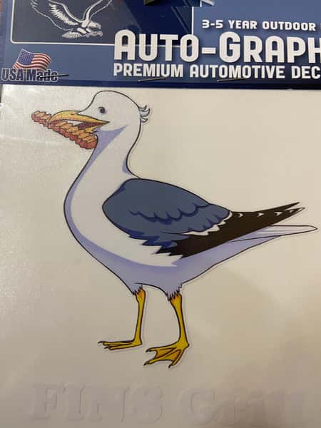 Decals - Seagull with French Fry