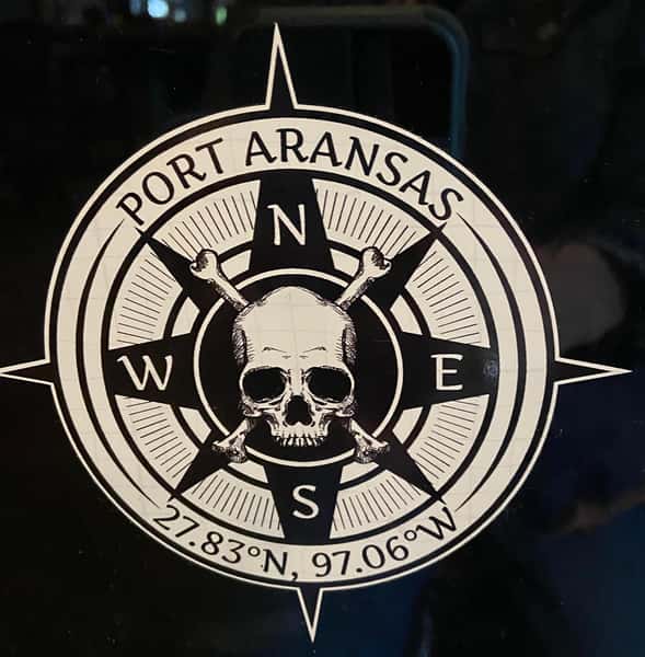 Decals - Compass Skull