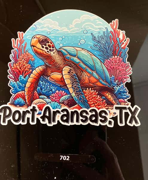 Decals - Turtle with Coral