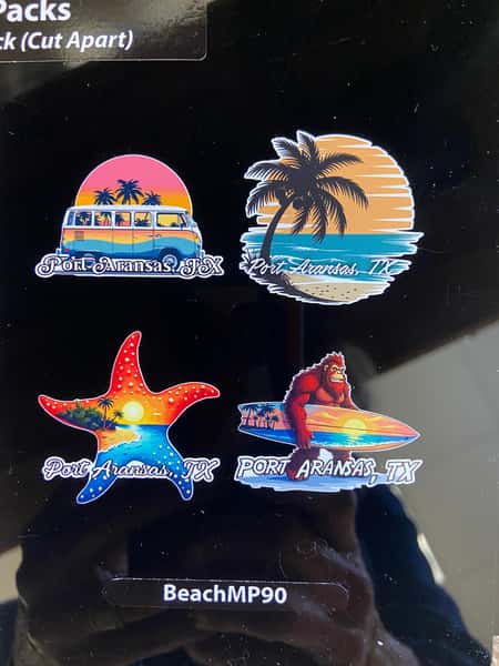 Decals - BeachMP90 - Beach Bus