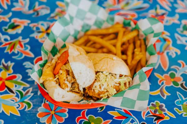 Grilled Boudin Po' Boy