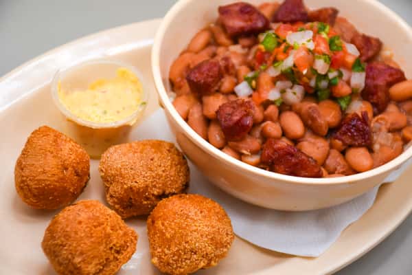 Charro Beans, Zummo's and Rice