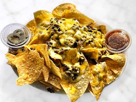 Spicy Beef Nachos