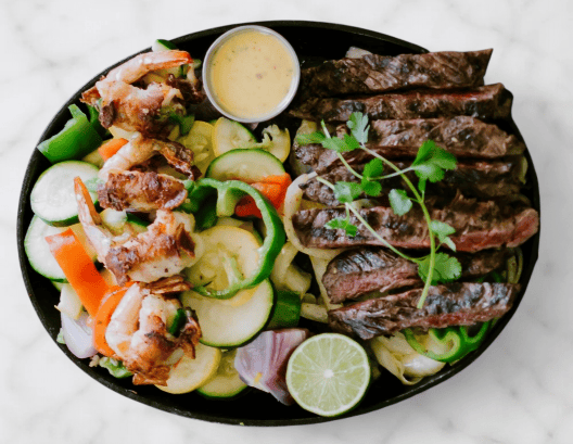 Big Combo Beef Fajitas & Shrimp Brochette