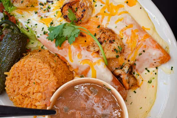 seafood enchiladas