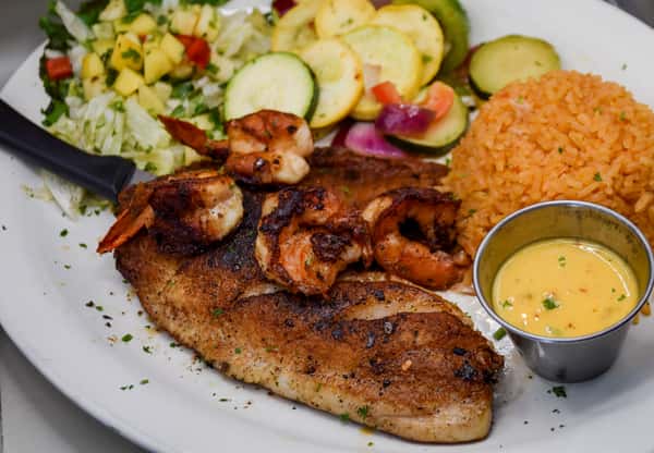 Grilled fish & shrimp