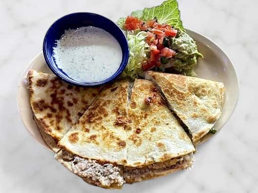 Grilled Boudin Quesadillas