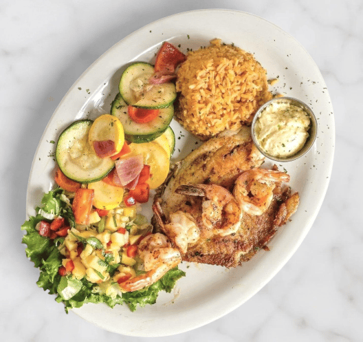 Fish, Shrimp & Veggies