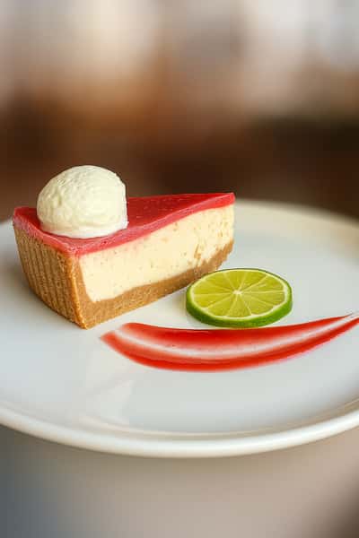 Strawberry Key Lime Pie