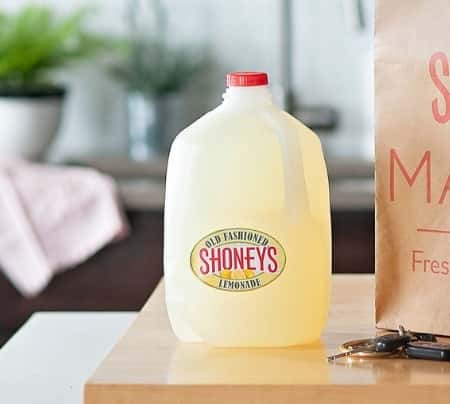 gallon of lemonad