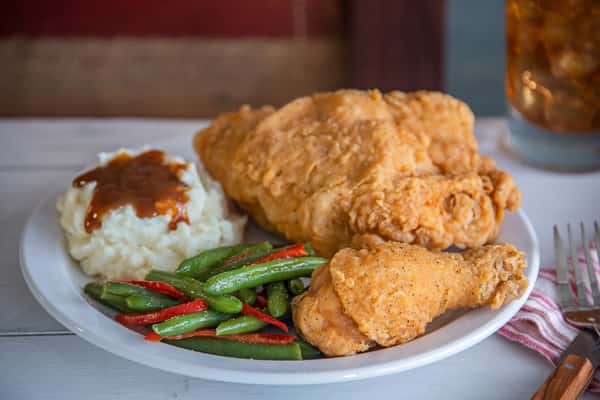 Fried Chicken Plate Shoney's
