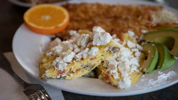 eggs and feta