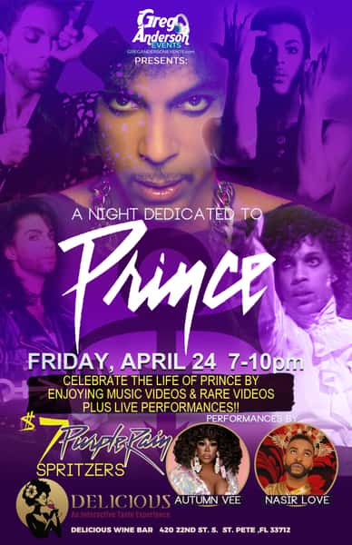 Multiple images of Prince