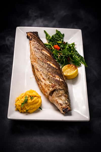 Whole Grilled Branzino