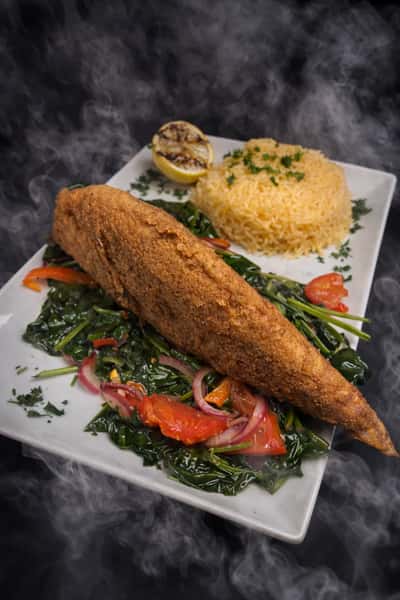 Whole Fried Red Snapper