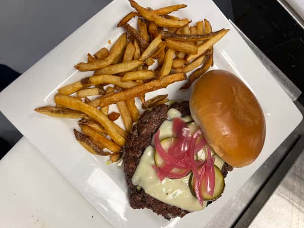 OUR SIGNATURE BLACK ANGUS SMASH BURGER