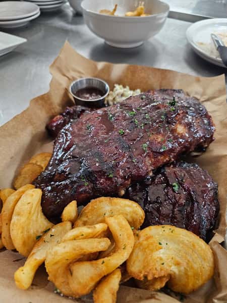 SLOW-SMOKED BABY BACK RIBS