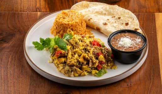 Machaca & Eggs Plates