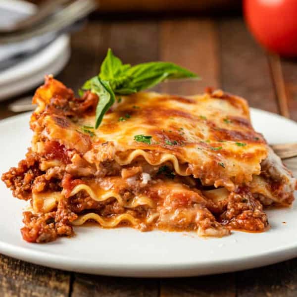 1/2 pan of lasagna