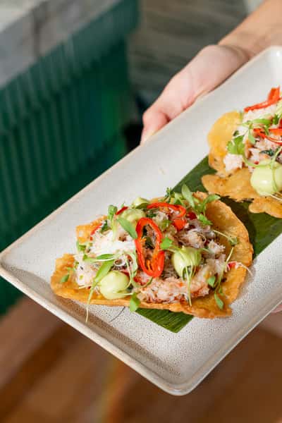 Dungeness Crab Tostada