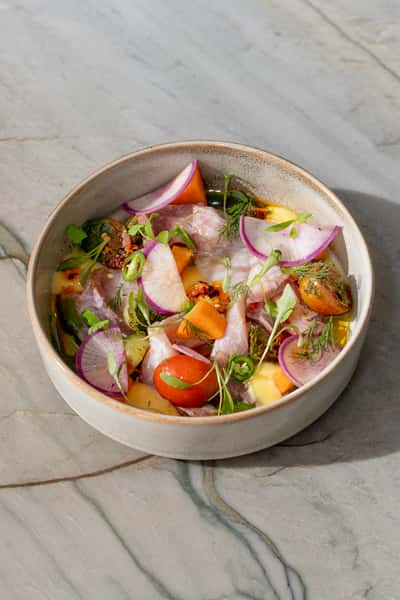 Hamachi Crudo