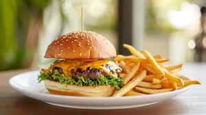Traditional Cheeseburger