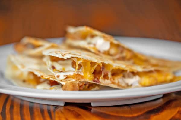 Chicken Bacon Ranch Quesadilla