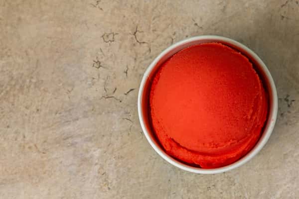 Red Italian Ice Cream
