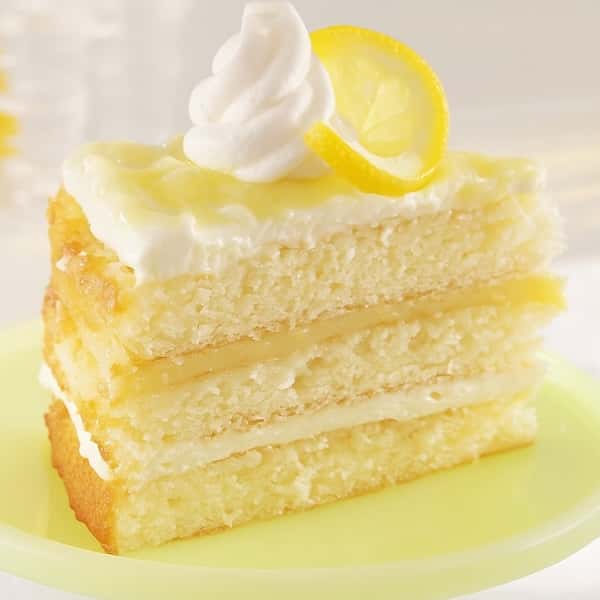 Three Layer Lemonade Cake