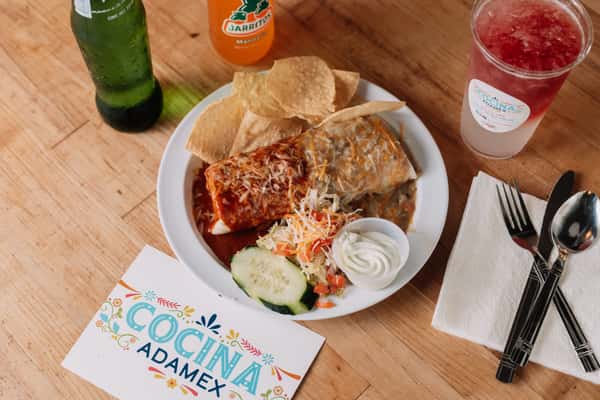 Burrito & Enchilada red & Green Style