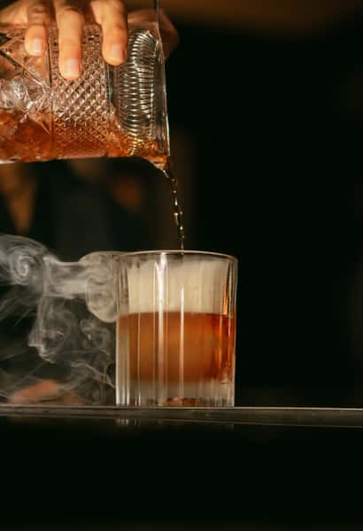 smoked old fashion
