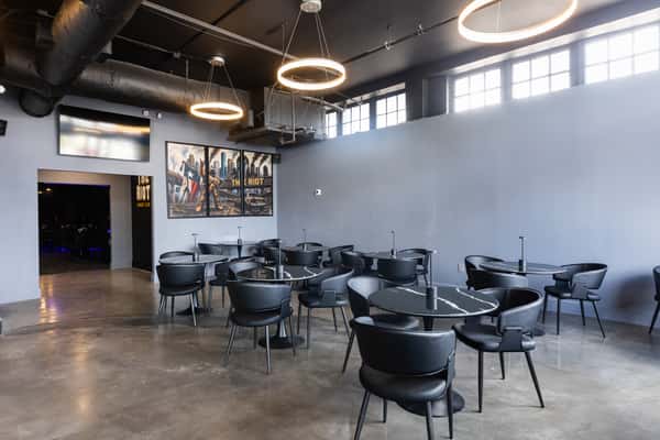 Interior dining area of The Roast