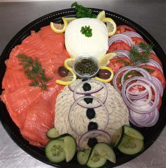Nova & Cream Cheese Platter