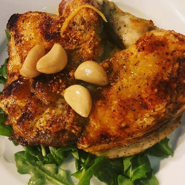 "UNDER THE BRICK" CHICKEN GF
